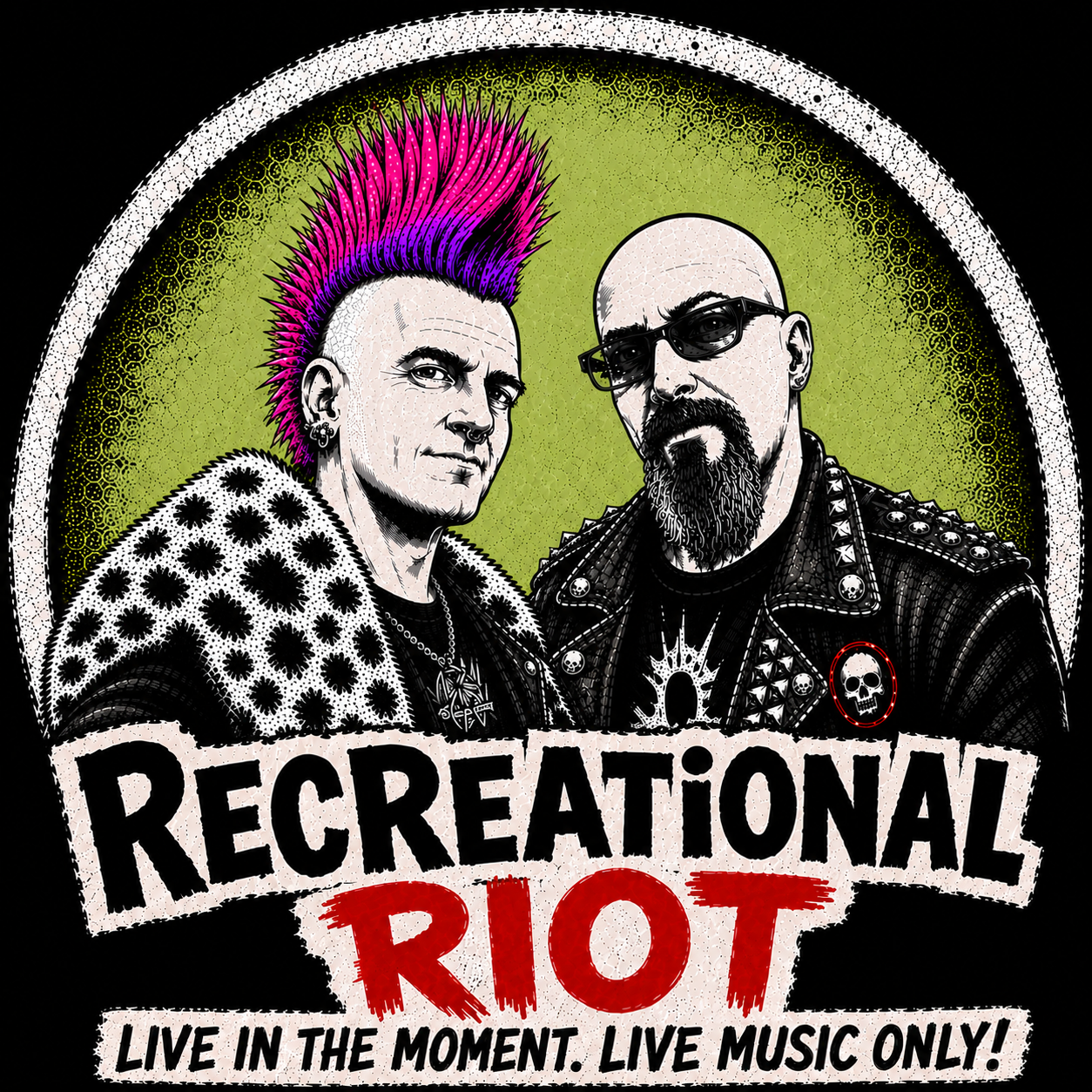 Recreational Riot punk rock band logo